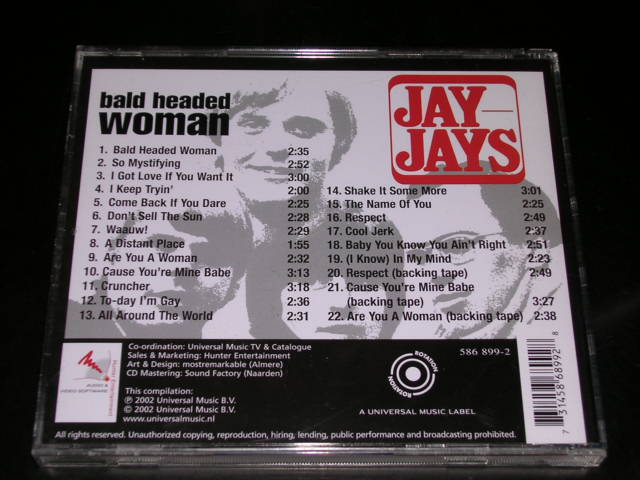 画像: JAY-YAYS  - BALD HEADED WOMAN   / 2002 GERMAN NEW  CD
