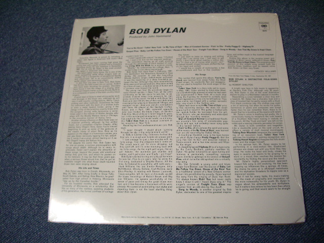 画像: BOB DYLAN - BOB DYLAN / US AMERICA REISSUE "BRAND NEW Sealed"  LP Out-Of-Print now 