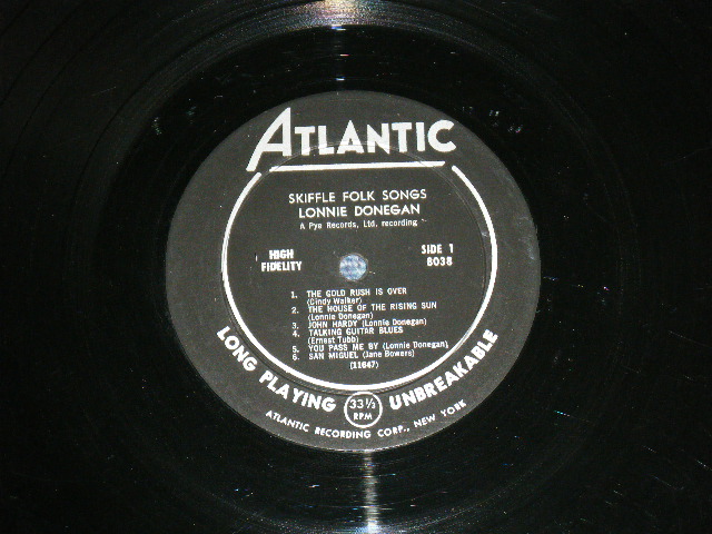 画像: LONNIE DONEGAN - SKIFFLE FOLK SONGS / 1960 US ORIGINAL MONO LP 
