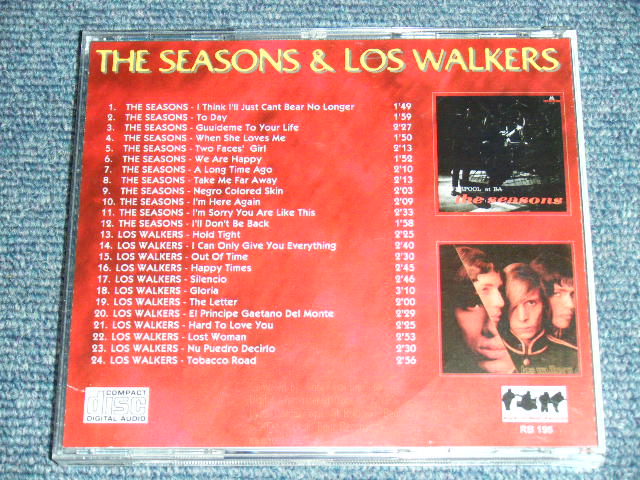画像: THE SEASONS + LOS WALKERS - TWO GREAT BEAT LP's on 1 CD  / GERMAN Brand New  CD-R 